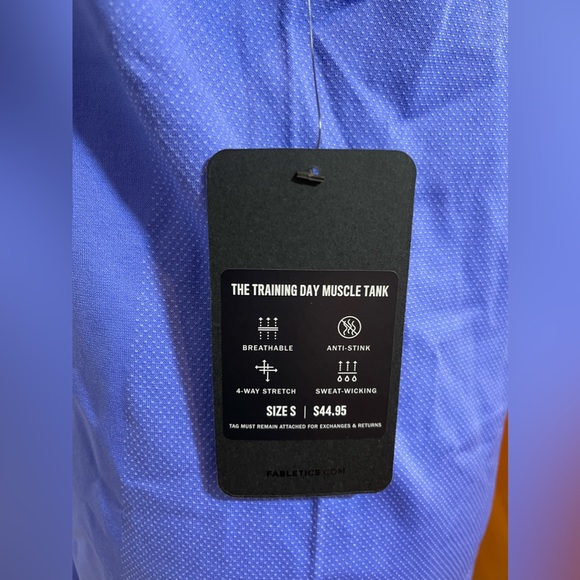 Fabletics Training Day Muscle Tee - Mens (new) - Picture 8 of 8